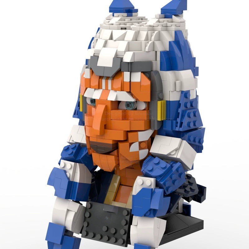 MOC-87040 creative helmet building blocks educational toy model gift ornament