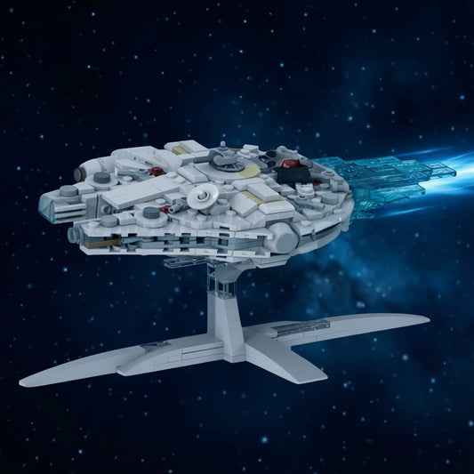 MOC-95175 Mini Millennium Falcon Star Wars series building block puzzle model gift ornaments