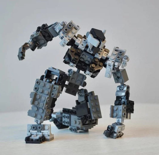MOC-97390 assembled EXT-1 mecha frame building block robot educational toy model