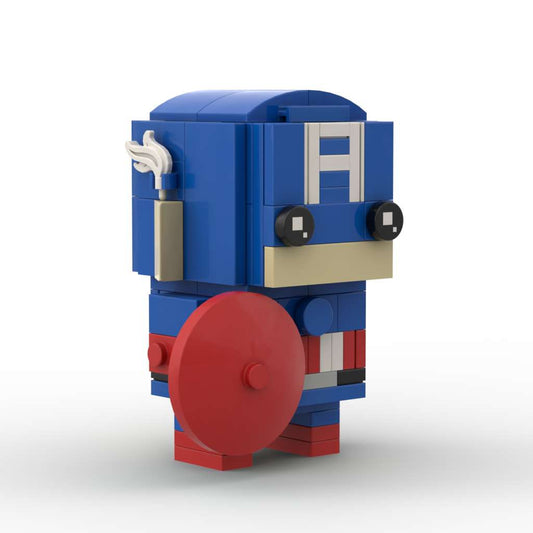 MOC Custom Marvel Captain America Brickheadz