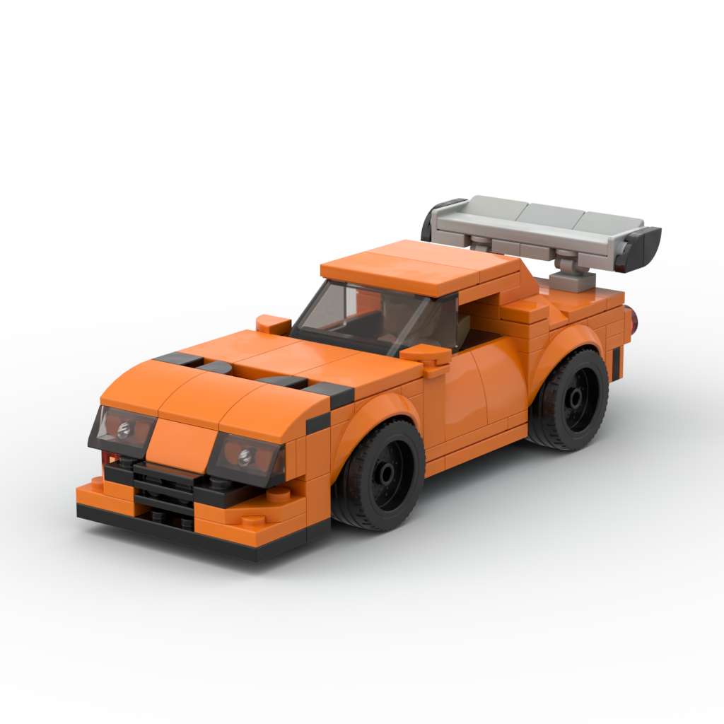 MOC Lego City - Toyota Supra 1994 fast and furious printed