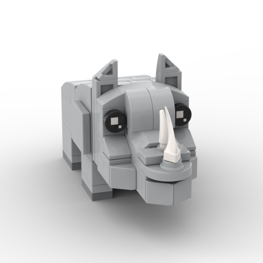 Zoo BrickHeadz Size Collection - MOC Cube Animal Bricks (Copy)