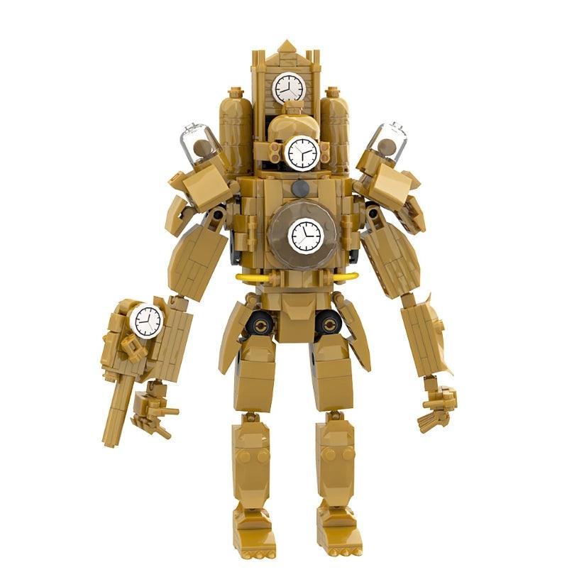 GOBRICKS MOC Titan Clockman Unique Clock-Themed LEGO Set– MOC