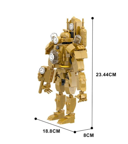 GOBRICKS MOC Titan Clockman