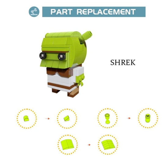 MOC-55337 Brickheadz Shrek