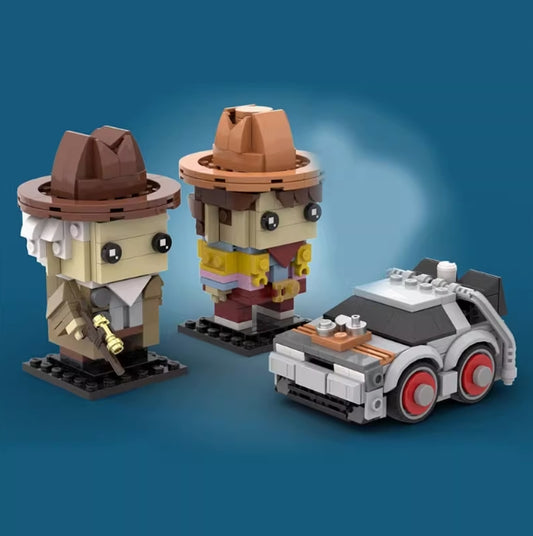 MOC Back To Future Brickheadz