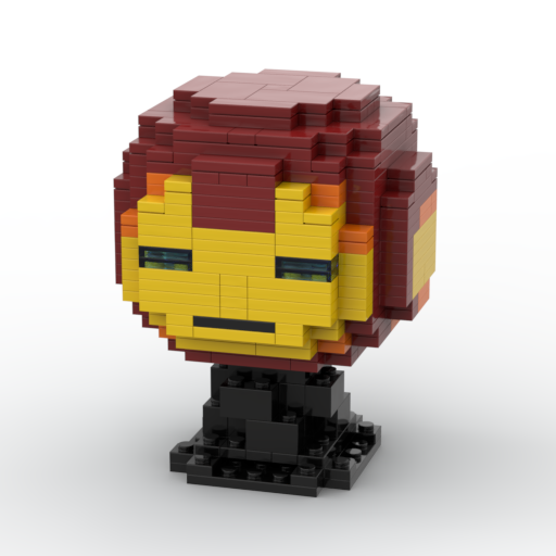 Pixel Iron man Helmet MOC– MOC Brick Store