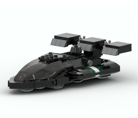 MOC-55537 Star Battle Movie Moc V-35 Landspeeder Space