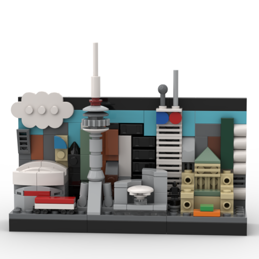 MOC-96882 Toronto Skyline Postcard