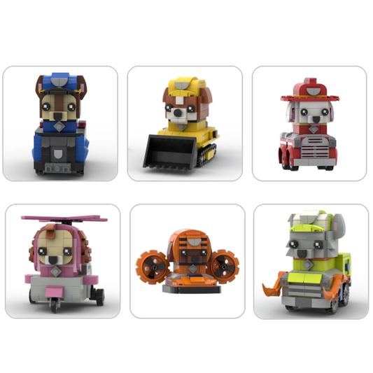 MOC Custom PAW Patrol Brickheadz