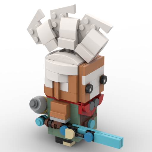 Ekko LOL Champion - BrickHeadz Toy