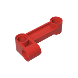 GDS-1003 - Technic Pin Connector Perpendicular 2 x 4 Bent - Beam with 90 Hole Degrees 4.8