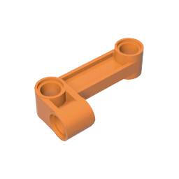 GDS-1003 - Technic Pin Connector Perpendicular 2 x 4 Bent - Beam with 90 Hole Degrees 4.8