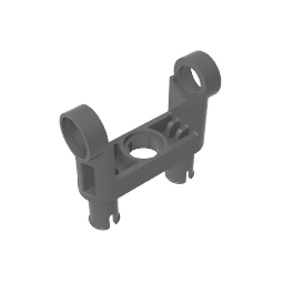 GDS-1006 - Technic Pin Connector Toggle Joint Smooth Double with 2 Pins