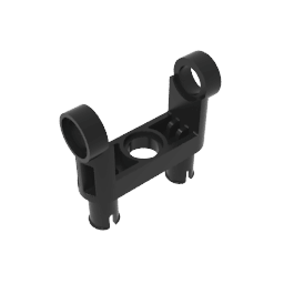 GDS-1006 - Technic Pin Connector Toggle Joint Smooth Double with 2 Pins