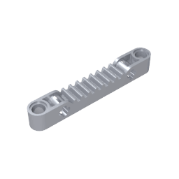 GDS-1007 - Technic Gear Rack 1 x 7 with Axle and Pin Holes