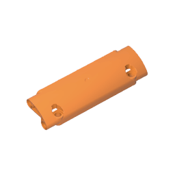 GDS-1010 - Technic Panel Curved 11 x 3 with 2 Pin Holes through Panel Surface