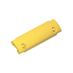 GDS-1010 - Technic Panel Curved 11 x 3 with 2 Pin Holes through Panel Surface