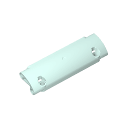 GDS-1010 - Technic Panel Curved 11 x 3 with 2 Pin Holes through Panel Surface