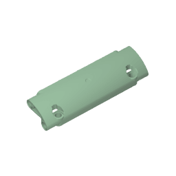 GDS-1010 - Technic Panel Curved 11 x 3 with 2 Pin Holes through Panel Surface