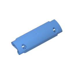 GDS-1010 - Technic Panel Curved 11 x 3 with 2 Pin Holes through Panel Surface