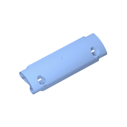 GDS-1010 - Technic Panel Curved 11 x 3 with 2 Pin Holes through Panel Surface