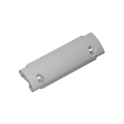 GDS-1010 - Technic Panel Curved 11 x 3 with 2 Pin Holes through Panel Surface