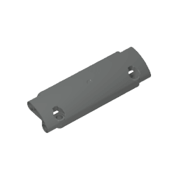 GDS-1010 - Technic Panel Curved 11 x 3 with 2 Pin Holes through Panel Surface