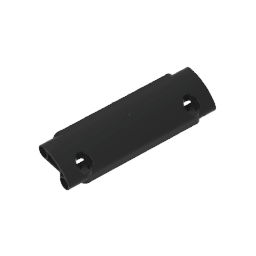 GDS-1010 - Technic Panel Curved 11 x 3 with 2 Pin Holes through Panel Surface