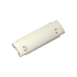 GDS-1010 - Technic Panel Curved 11 x 3 with 2 Pin Holes through Panel Surface