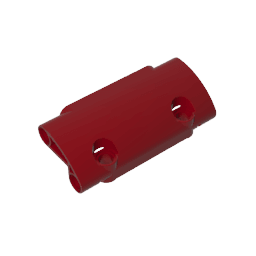 GDS-1011 - Technic Panel Curved 7 x 3 with 2 Pin Holes through Panel Surface