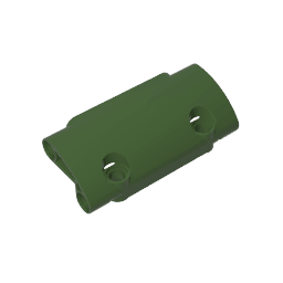 GDS-1011 - Technic Panel Curved 7 x 3 with 2 Pin Holes through Panel Surface