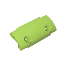 GDS-1011 - Technic Panel Curved 7 x 3 with 2 Pin Holes through Panel Surface