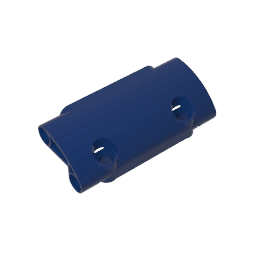 GDS-1011 - Technic Panel Curved 7 x 3 with 2 Pin Holes through Panel Surface