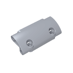 GDS-1011 - Technic Panel Curved 7 x 3 with 2 Pin Holes through Panel Surface