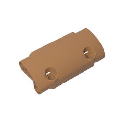 GDS-1011 - Technic Panel Curved 7 x 3 with 2 Pin Holes through Panel Surface