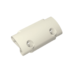 GDS-1011 - Technic Panel Curved 7 x 3 with 2 Pin Holes through Panel Surface