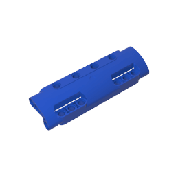 GDS-1012 - Technic Panel Curved 11 x 3 with 10 Pin Holes through Panel Surface