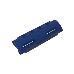 GDS-1012 - Technic Panel Curved 11 x 3 with 10 Pin Holes through Panel Surface