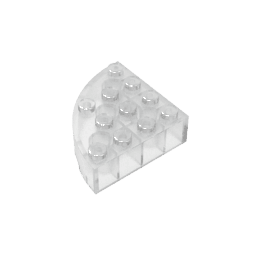 GDS-1014 - Brick Round Corner 4 x 4 Full Brick