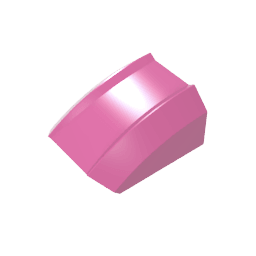 GDS-1015 - Slope Curved 2 x 2 with Lip, No Studs