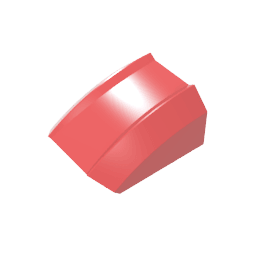 GDS-1015 - Slope Curved 2 x 2 with Lip, No Studs