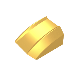 GDS-1015 - Slope Curved 2 x 2 with Lip, No Studs