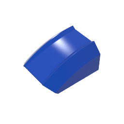 GDS-1015 - Slope Curved 2 x 2 with Lip, No Studs