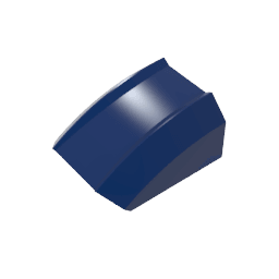 GDS-1015 - Slope Curved 2 x 2 with Lip, No Studs