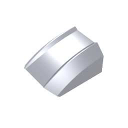 GDS-1015 - Slope Curved 2 x 2 with Lip, No Studs