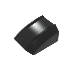 GDS-1015 - Slope Curved 2 x 2 with Lip, No Studs