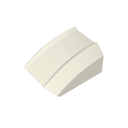 GDS-1015 - Slope Curved 2 x 2 with Lip, No Studs