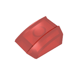 GDS-1015 - Slope Curved 2 x 2 with Lip, No Studs