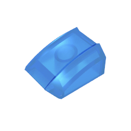 GDS-1015 - Slope Curved 2 x 2 with Lip, No Studs